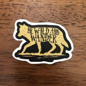 2/$8 Be Wild and Wander Sticker for Laptop/Tablet